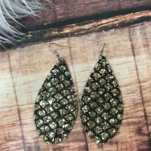 inge Glitter Mermaid Earrings Tassel